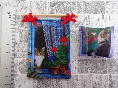 Miniatur textiler wandbehang - miniatur!textiler,