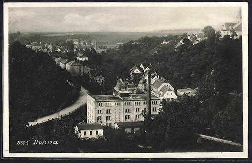 Ansichtskarte dohna blick - ansichtskarte, dohna,