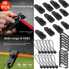 36x Planenhalter Klammer Öse