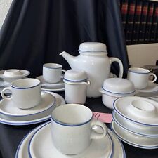 Thomas Kaffeeservice 70er80er Jahre Grau 27 teili Keramik 