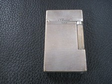 S.T Dupont Feuerzeug Silber  Montparnasse Linie 2 Komplett Überholt Garantie