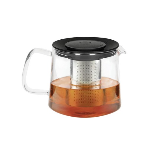Teekanne edelstahl glas ideal - teekanne,