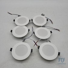 LED Einbaustrahler 4W 230V IP44 flach Alu Deckenspots