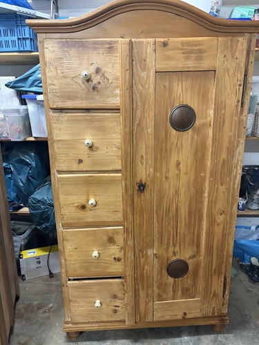 Antiker vorrats brotschrank - -,