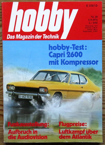 Hobby test ford capri - test,