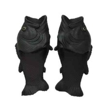 Damen Herren Fisch Pantoletten