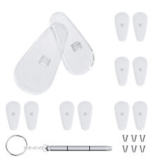 6x Nasenpads 15 mm, weiche Silikon-Luftkammer, Anti-Rutsch-Nasenkissen