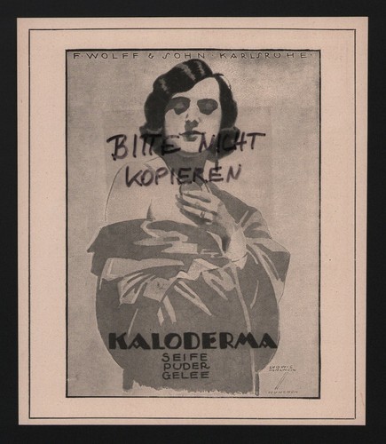 Karlsruhe werbung 1924 - werbung, f