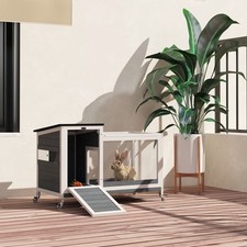 PawHut Kaninchenstall aus Holz