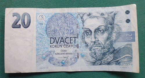 Tschechien korun banknote - tschechien,