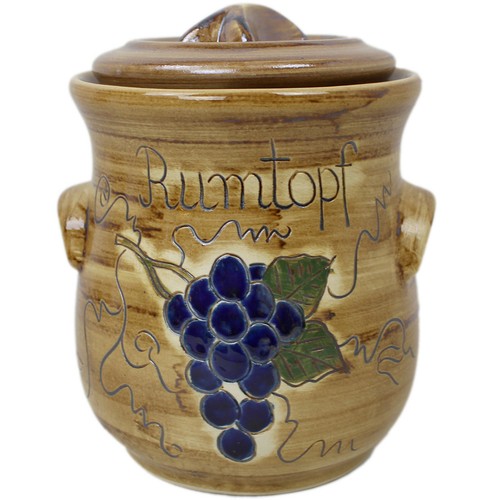 Rumtopf weintraube einlegetopf - rumtopf,