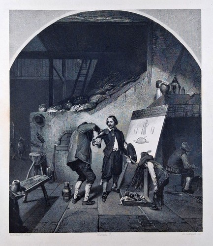Original stahlstich 1850 - stahlstich,