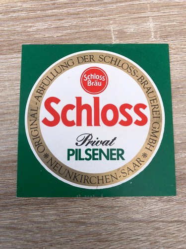Bieretikett schlossbrauerei - bieretikett,