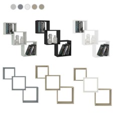 3pcs Cube Regal Wandregale