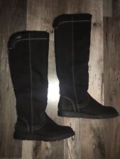 Damen Overknee Stiefel schwarz s.Oliver Gr. 39