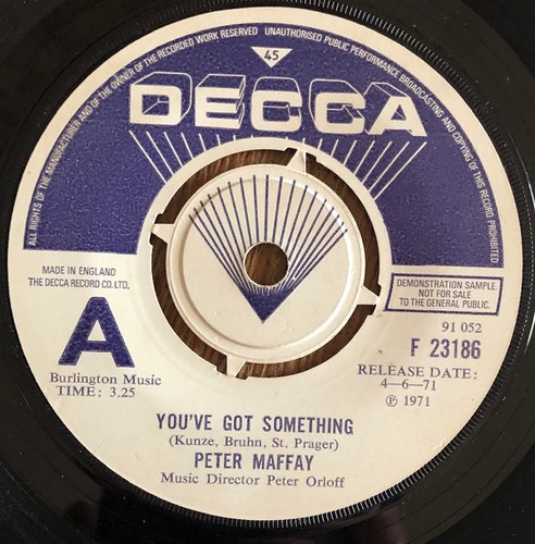 Peter maffay you ve - you've, got