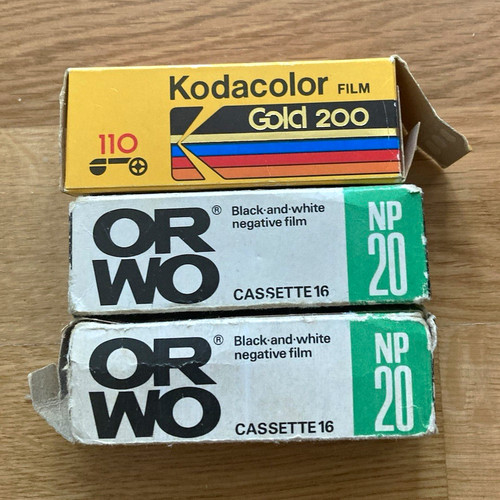 110 film konvolut 1x - konvolut, kodak