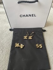 Chanel Ohrringe Gold