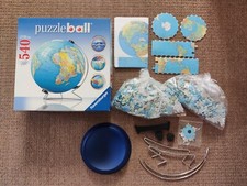 Ravensburger Puzzleball, Weltkugel, inclusive Dreh-Fuß, 540 Teile