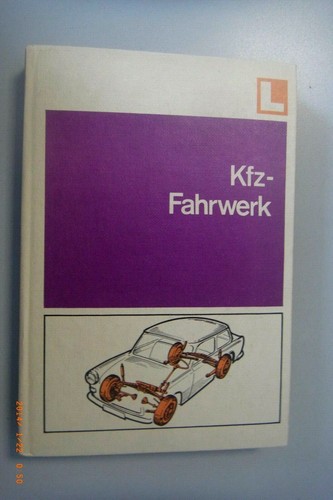 Kfz fahrwerk lehrbuch - -fahrwerk, /lehrbuch
