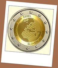 2 Euro Gedenkmünze Slowenien 2018 - Weltbienentag - Lieferbar