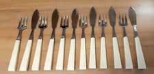 Antik Besteck ART-DECOR Fischbesteck Edelstahl 12-teilig Vintage 