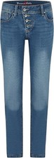 Buena Vista Damen Malibu Cropped Strech Denim - Moon Denim