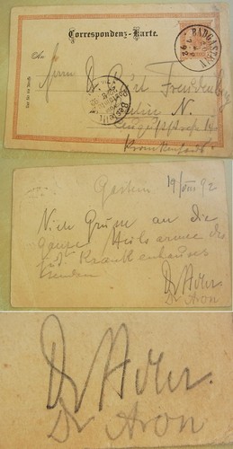 Bad gastein 1892 ärzte s - pk,