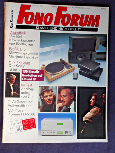 Fono forum pioneer pd - fono, 9/89,pioneer