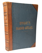 Handatlas über alle Theile der Erde Stieler Justus Perthes Gotha 1881 Atlas