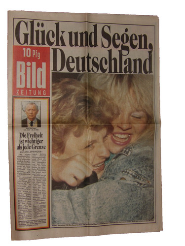 Bild zeitung mauerfall - zeitung,