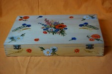 Schöner Holzkasten mit Verschluss Kasten Kiste Holz 