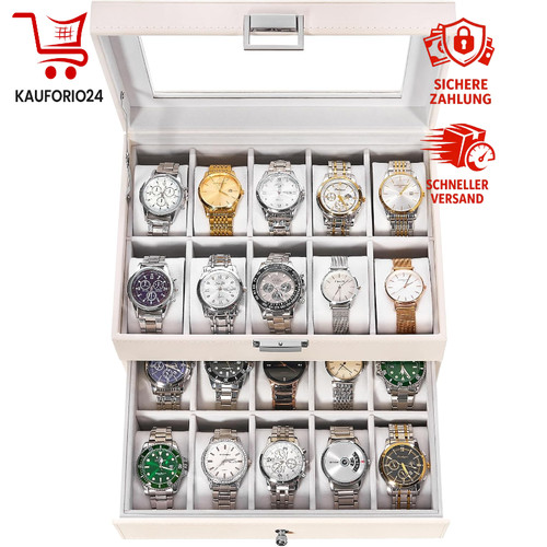 Uhrenbox organizer fächer - uhrenbox,