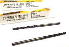 2x GÜHRING VHM Bohrer lang