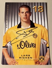 Borussia Dortmund BVB Autogrammkarte Lars Ricken Handsigniert