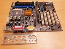 Mainboard ECS K7S5A Sockel A (462) mit CPU AMD Duron 1300 MHz