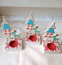 3 x Süße Rentiere Hirsch