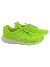 KangaROOS Herren Sportschuhe Sneaker Grün Größe 46 Mesh Lochmuster
