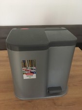 Curver Duo Bin Müllsortiereimer mit Pedal- Treteimer