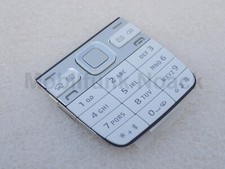 Original Nokia E52 Tastatur | Keypad | Keymat 9791C57 Metallic Weiß White NEU