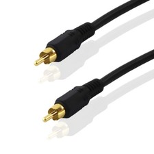 10m High Quality Coaxial Koaxial digital analog Audio Kabel RCA Cinch auf Chinch