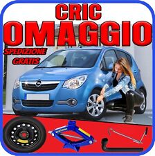 Set Platzsparend Notrad Opel Agila 15”4Fori Cric Schlüssel DOT2025