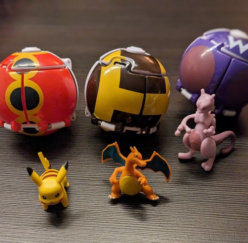 Pokemon figuren mit pokeball - pokemon,