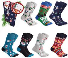 Weihnachtssocken Socken Weihnachten Baumwolle Lustige Geschenke für Herren Damen