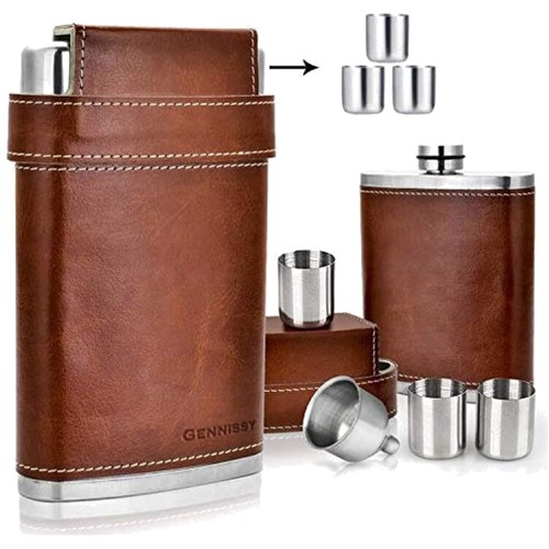 Edelstahl flachmann 8oz - flachmann,