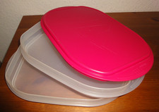 Tupperware FrischeKabinett Cool n fresh Aufschnitt Box 2 x 700 ml pink