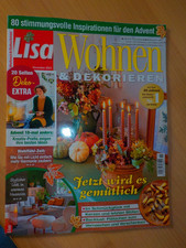 Lisa Wohnen & Dekorieren 11/2025 -Advents-Ideen - Wohlfühlzeit Backlust, DIY