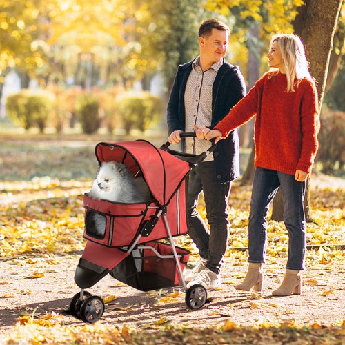 Pawhut hundewagen hundebuggy - hundewagen,