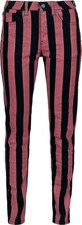 Gothicana by EMP Damen Skarlett - red/black Stripes schwarz/rot