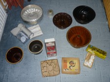 10x alt/ rar Backformen/ Guglhupf, DDR Tortenspritze,Teigspritze, Ausstechformen